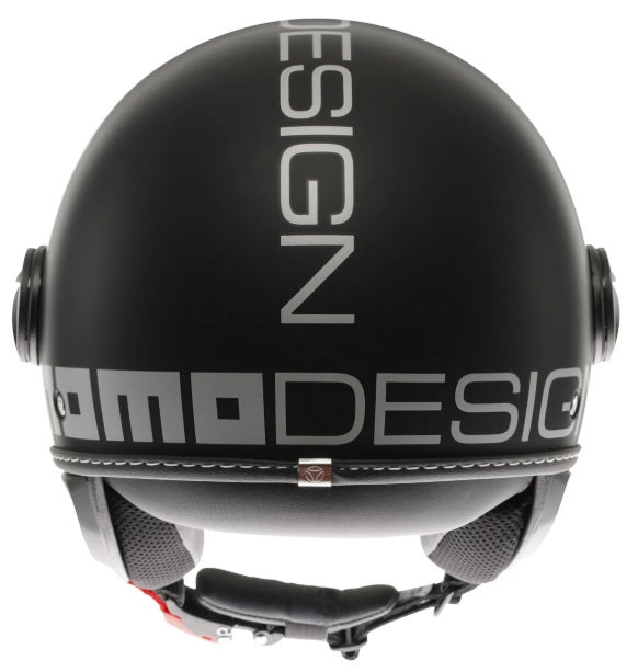 Casco Momo Design jet FGTR EVO Mono E2206 Nero Opaco-Silver