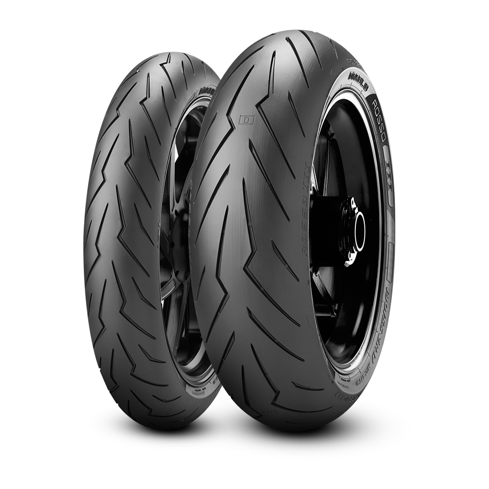 COPPIA PIRELLI DIABLO ROSSO III 120/70 ZR17 (58W)+180/55 ZR17 (73W)