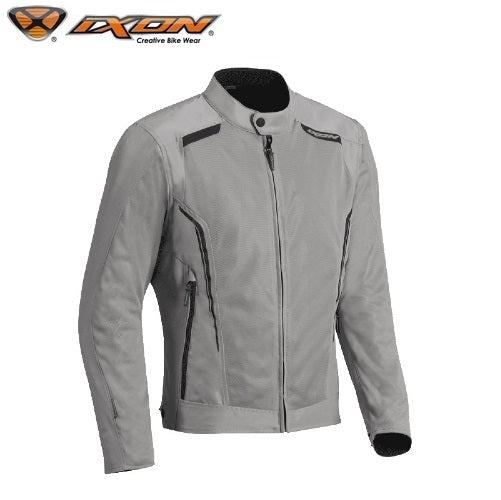 Giubbotto Moto In Tessuto Estivo traforato Ixon COOL AIR Grigio (In Esaurimento)