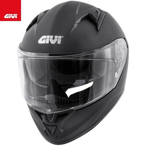 Casco Moto Integrale Givi 50.6 STOCCARDA Solid Nero Opaco (In Esaurimento)
