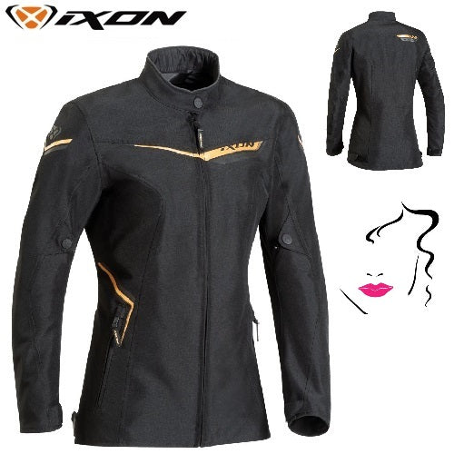 SLASH C GIUBBOTTO TESSUTO DONNA NERO-ORO (In Esaurimento)