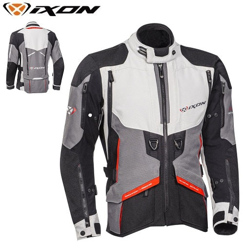 Giacca IXON RAGNAR in tessuto UOMO Nero grigio rosso