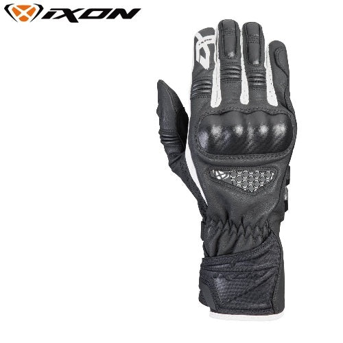 Guanto Moto in Pelle Ixon RS TANGO Nero Bianco (In Esaurimento)