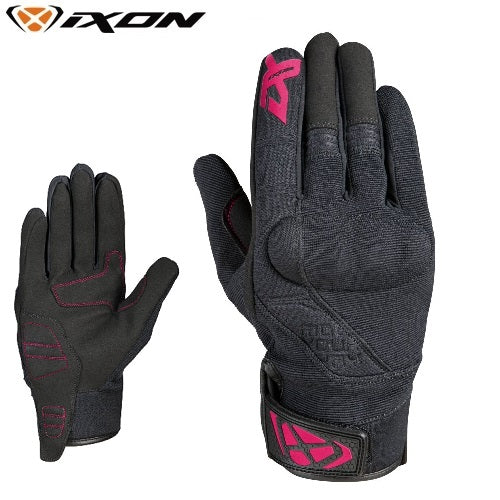 Guanti Moto da Donna Estivi Ixon RS DELTA Lady Nero Fucsia (In Esaurimento)