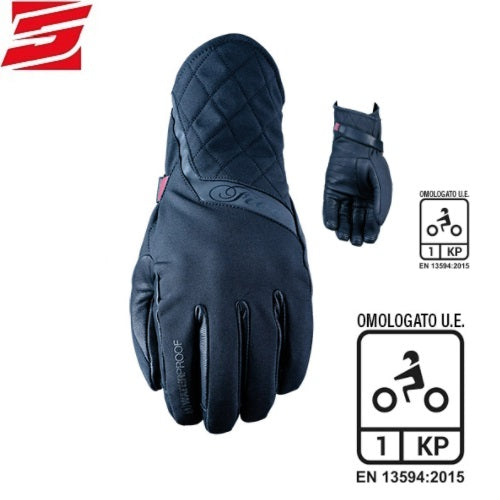 GUANTI DONNA FIVE MILANO EVO WP NERO