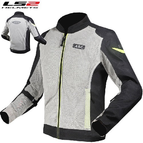 Giacca Moto Estiva Ls2 AIRY CE Traforata Nero Grigio Giallo (In Esaurimento)
