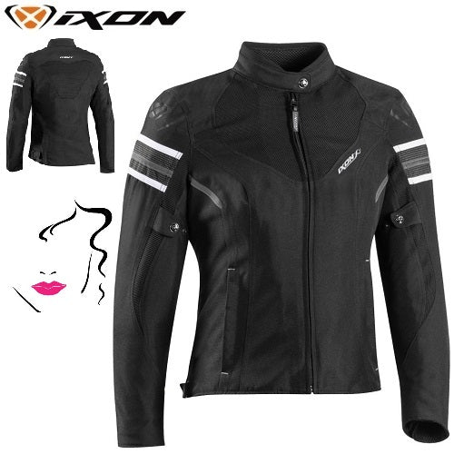 Giacca IXON ILANA EVO Giubbotto in tessuto DONNA Nero bianco