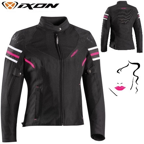 Giacca IXON ILANA EVO Giubbotto in tessuto DONNA Nero Fucsia