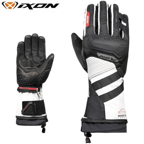 Guanti Moto Invernali Ixon PRO RAGNAR Nero, Grigio, Rosso