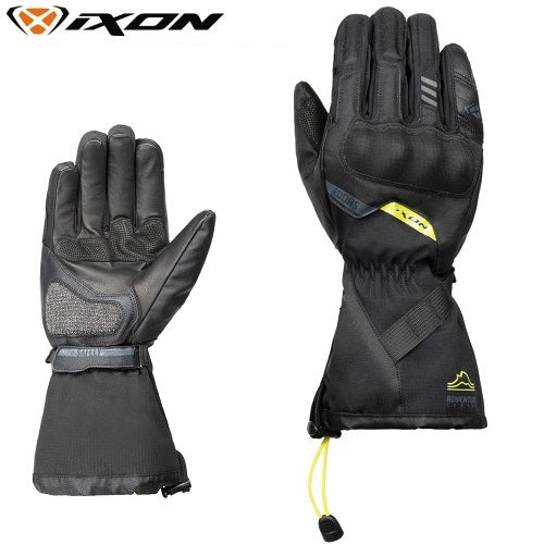 Guanti Moto Invernali Ixon PRO EDDAS Nero Giallo Vivo