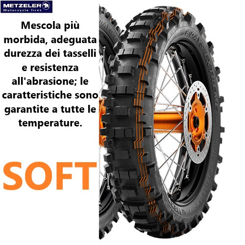 Pneumatico MCE 6 DAYS EXTREME NEW SOFT 140/80-18 M/C 70M M+S (S)