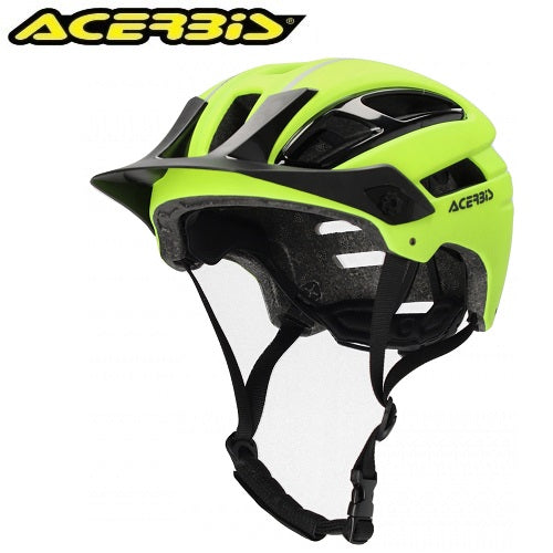 Casco Bici MTB Acerbis DOUBLEP Giallo Fluo Nero