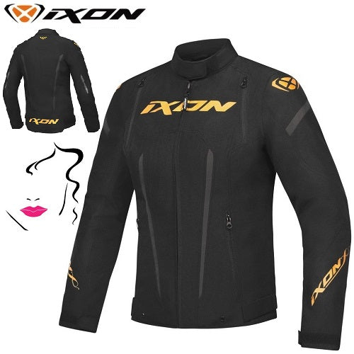 Giubbotto IXON STRIKER DONNA nero-oro