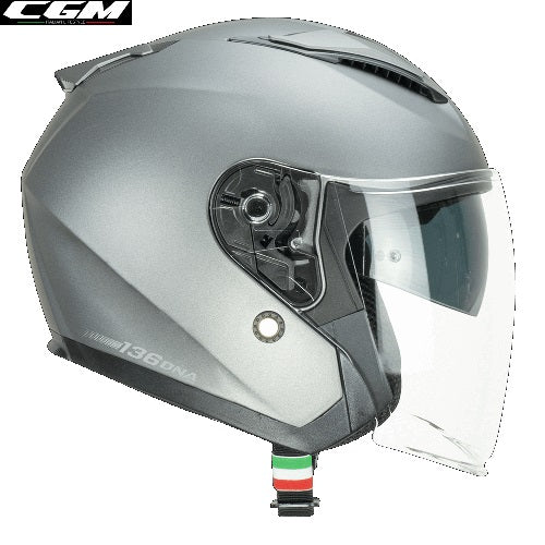 Casco Moto Jet CGM 136A DNA MONO Antracite satinato