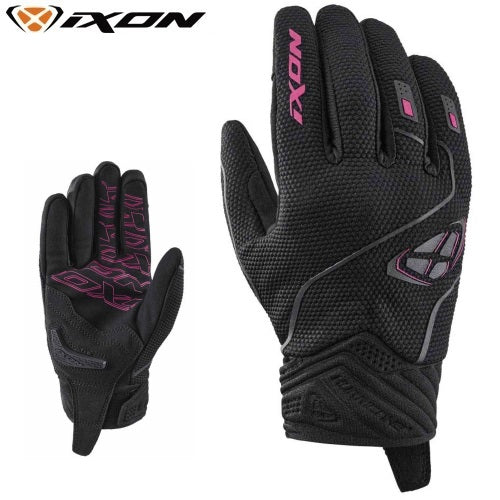 Guanti Moto Donna Estivi Ixon HURRICANE 2 L Nero Fucsia