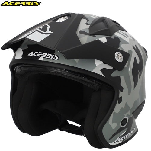 Casco Acerbis Jet Aria ECE 22-06 Camo, Brown