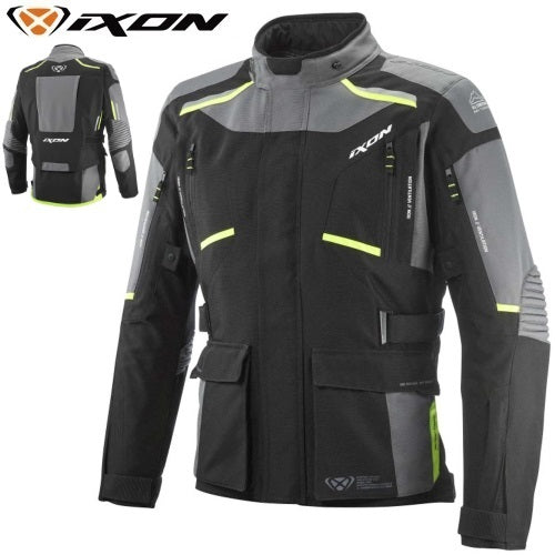 Giacca Ixon Midgard nero grigio giallo fluo