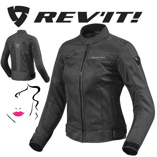 GIACCA REV'IT ECLIPSE DONNA NERO (In Esaurimento)