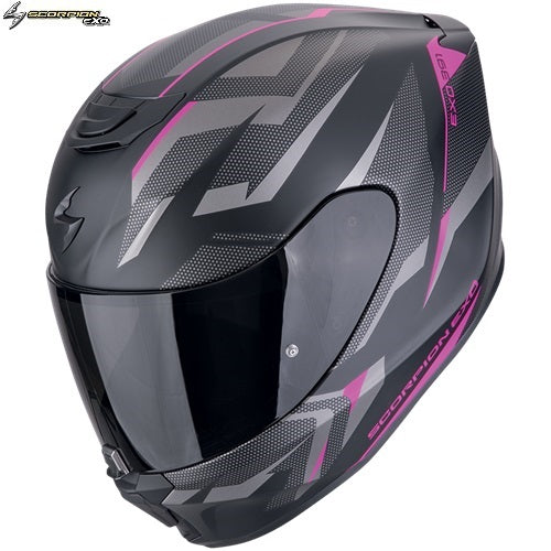 Casco Moto Integrale Scorpion EXO-391 AAXO Nero opaco Rosa