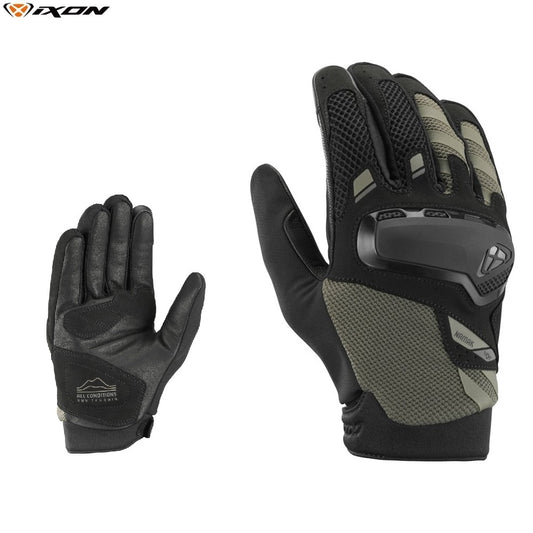 Guanti Moto Ixon NAMAK Kaki Nero