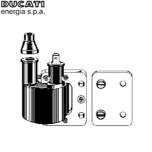 BOBINA AT ESTERNA C/STAFFA PIAGGIO VESPA (SOSTITUISCE DUCATI E FEMSA)