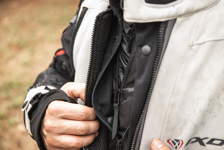 Giacca IXON RAGNAR in tessuto UOMO Nero grigio rosso