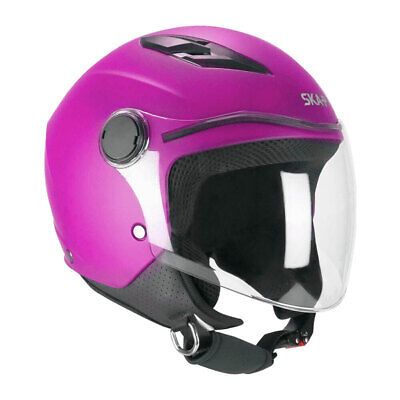 Casco Moto Jet Bambino Ska-P 2MHA POD MONO Fucsia opaco