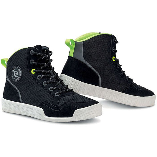Scarpe Moto Eleveit FORCE AIRTECH Nero Giallo Fluo